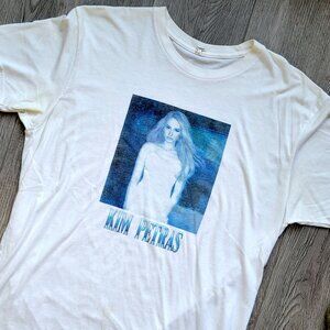 Kim Petras official Broken Tour merch white t-shirt, size L